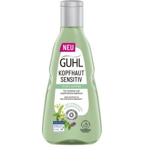 М'який шампунь для сухої і чутливої шкіри голови Guhl Kopfhaut Sensitiv 250 мл М'який шампунь для сухої і чутливої шкіри голови Guhl Kopfhaut Sensitiv 250 мл