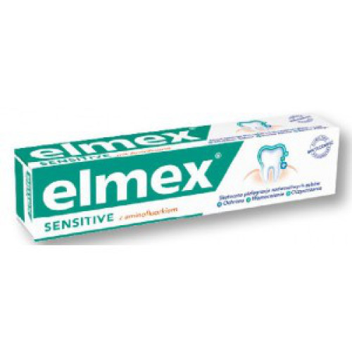 Медична зубна паста Elmex Sensetive для чутливих зубів 75 мл Медична зубна паста Elmex Sensetive для чутливих зубів 75 мл