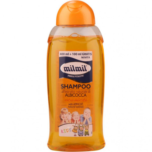Дитячий шампунь Mil Mil з екстрактом Абрикосу 500мл Дитячий шампунь Mil Mil з екстрактом Абрикосу 500мл